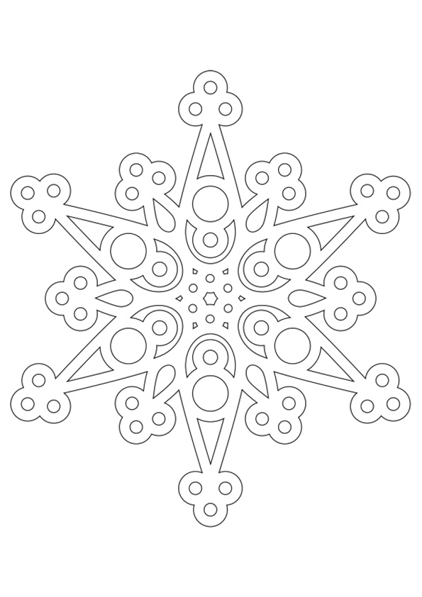 Plansa de colorat cu Iarna 205 119
